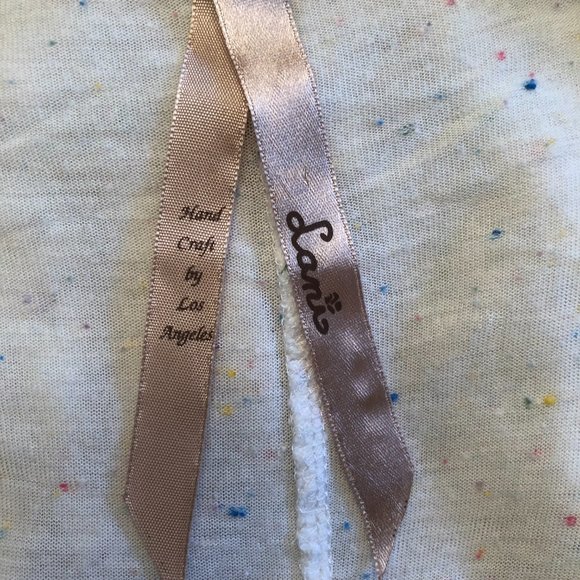 Lani Short Sleeve Blouse in Ivory/Multicolor Dot Print Size M - Picture 8 of 10